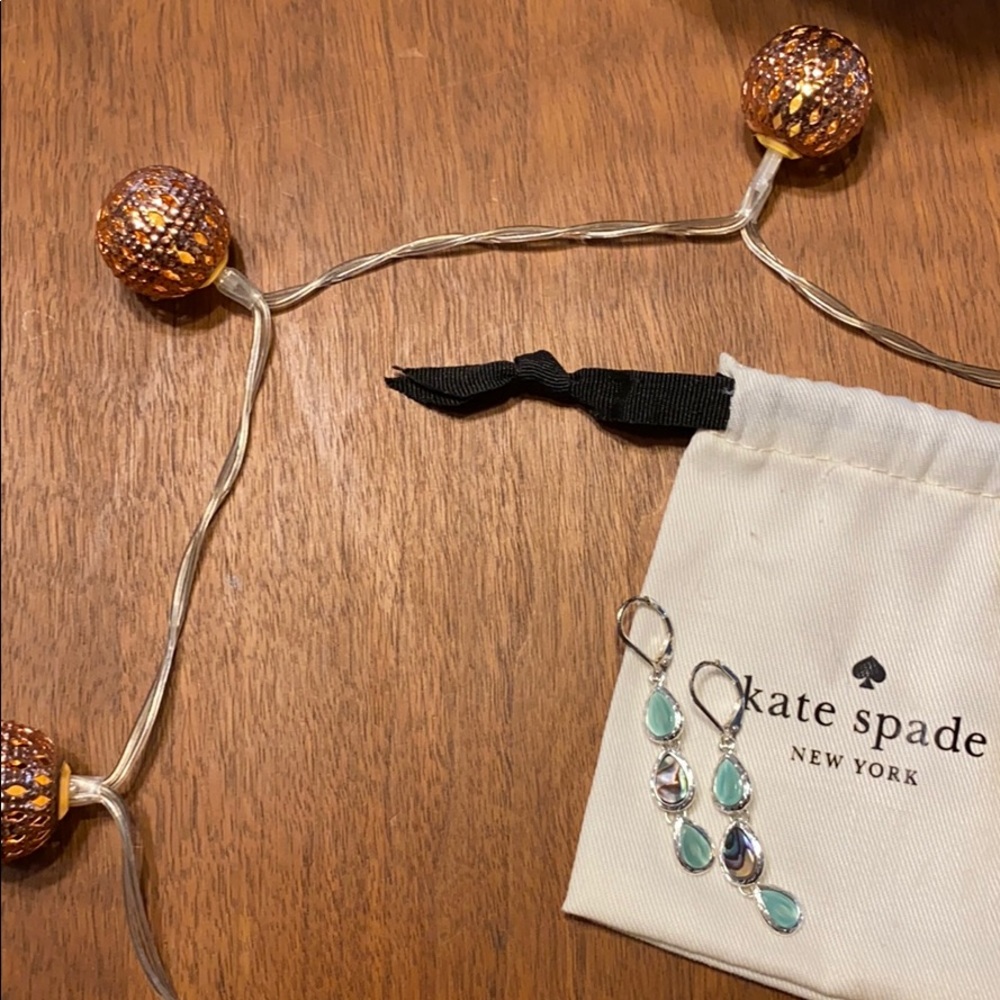 Kate Spade abalone earrings
